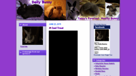 What Dailybunny.com website looked like in 2017 (6 years ago)