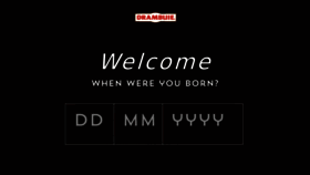 What Drambuie.com website looked like in 2017 (6 years ago)
