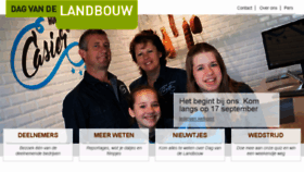 What Dagvandelandbouw.be website looked like in 2017 (6 years ago)