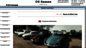 What Ds-sassen.de website looked like in 2017 (6 years ago)