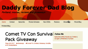 What Daddyforever.com website looked like in 2017 (6 years ago)