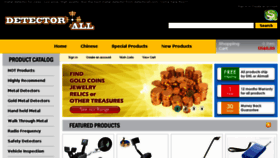 What Detectorall.com website looked like in 2017 (6 years ago)