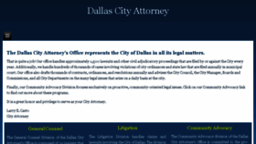 What Dallascityattorney.com website looked like in 2017 (6 years ago)