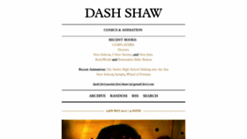 What Dashshaw.com website looked like in 2017 (6 years ago)