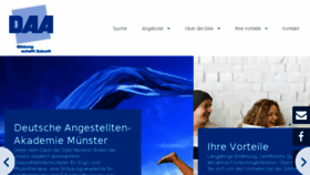 What Daa-muenster.de website looked like in 2017 (6 years ago)