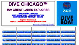 What Divechicago.com website looked like in 2017 (6 years ago)