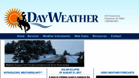 What Dayweather.com website looked like in 2017 (6 years ago)