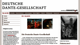 What Dante-gesellschaft.de website looked like in 2017 (6 years ago)