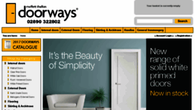 What Doorways.co.uk website looked like in 2017 (6 years ago)