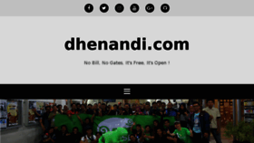 What Dhenandi.com website looked like in 2017 (6 years ago)