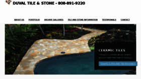 What Duvaltileandstone.com website looked like in 2017 (6 years ago)