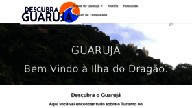 What Descubraoguaruja.com.br website looked like in 2017 (6 years ago)