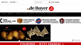What Debuyer-brandshop.com website looked like in 2017 (6 years ago)