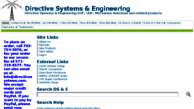 What Directivesystems.com website looked like in 2017 (6 years ago)