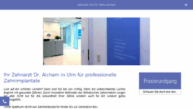 What Dr-aicham.de website looked like in 2017 (6 years ago)