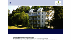What Dekimed.de website looked like in 2017 (8 years ago)