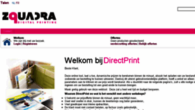 What Directprint.be website looked like in 2017 (6 years ago)