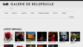 What Debellefeuille.com website looked like in 2017 (6 years ago)