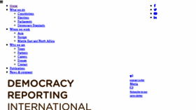 What Democracy-reporting.org website looked like in 2017 (6 years ago)