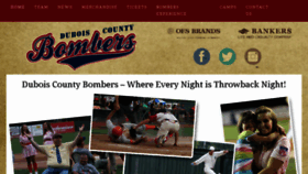 What Dcbombers.com website looked like in 2017 (6 years ago)
