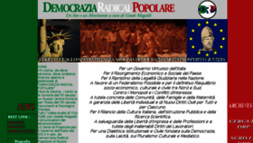 What Democraziaradicalpopolare.it website looked like in 2017 (6 years ago)
