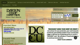 What Dawsonco-opcu.com website looked like in 2017 (6 years ago)