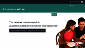 What Domainname.edu.au website looked like in 2017 (6 years ago)