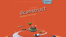 What Dconstruct.org website looked like in 2017 (6 years ago)