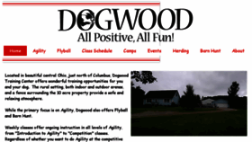 What Dogwoodagility.com website looked like in 2017 (6 years ago)