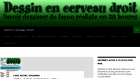 What Dessin-cerveau-droit.fr website looked like in 2017 (6 years ago)