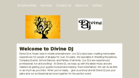 What Divinedj.com website looked like in 2017 (6 years ago)