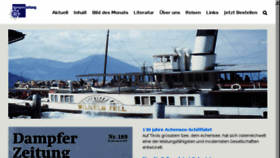 What Dampferzeitung.ch website looked like in 2017 (6 years ago)