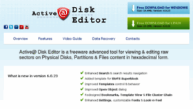What Disk-editor.org website looked like in 2017 (6 years ago)