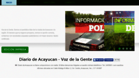 What Diarioacayucan.com website looked like in 2017 (6 years ago)