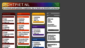 What Dichtpiet.nl website looked like in 2017 (6 years ago)