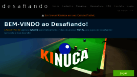 What Desafiando.com.br website looked like in 2017 (6 years ago)