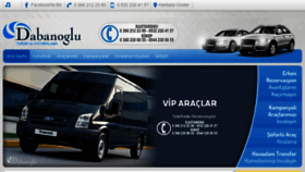 What Dabanoglu.com.tr website looked like in 2017 (8 years ago)