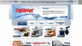 What Dempan.pl website looked like in 2017 (6 years ago)