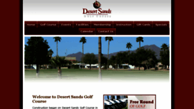 What Desertsandsgc.com website looked like in 2017 (6 years ago)