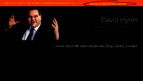 What Davidhyner.com website looked like in 2017 (6 years ago)
