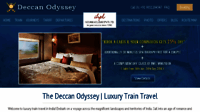 What Deccan-odyssey-india.com website looked like in 2017 (6 years ago)
