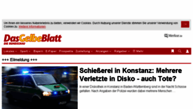 What Dasgelbeblatt.de website looked like in 2017 (6 years ago)