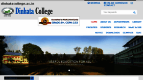 What Dinhatacollege.ac.in website looked like in 2017 (6 years ago)