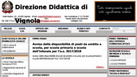 What Direzionedidattica-vignola.it website looked like in 2017 (6 years ago)