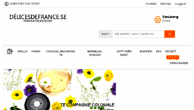 What Delicesdefrance.se website looked like in 2017 (6 years ago)