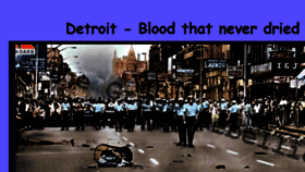 What Detroits-great-rebellion.com website looked like in 2017 (6 years ago)