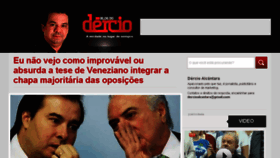 What Dercio.com.br website looked like in 2017 (6 years ago)