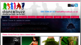 What Dancebuzz.co.uk website looked like in 2017 (6 years ago)