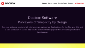 What Doobox.co.uk website looked like in 2017 (6 years ago)