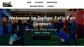 What Daltonfallsfuncenter.com website looked like in 2017 (6 years ago)